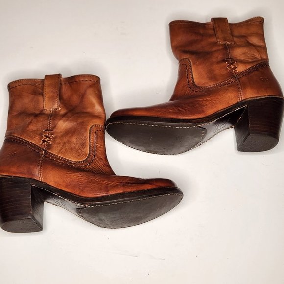 Frye Shoes - Frye Brown Heeled Boots